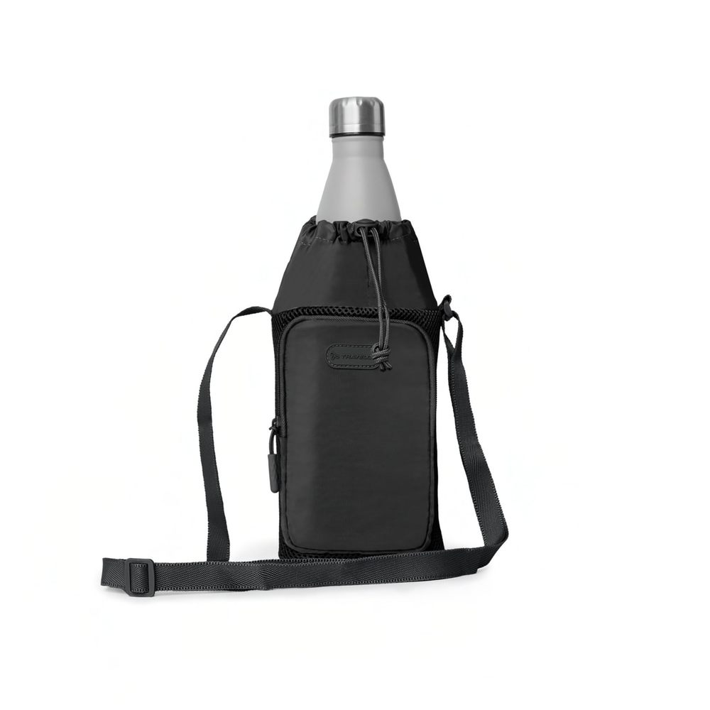 Unisex-Adult Pi Gogo Insulated Water Bottle Tote, Black, One Size <3